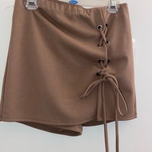 Blue Blush Beige Skort